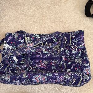 Vera Bradley Blue Floral Travel Bag